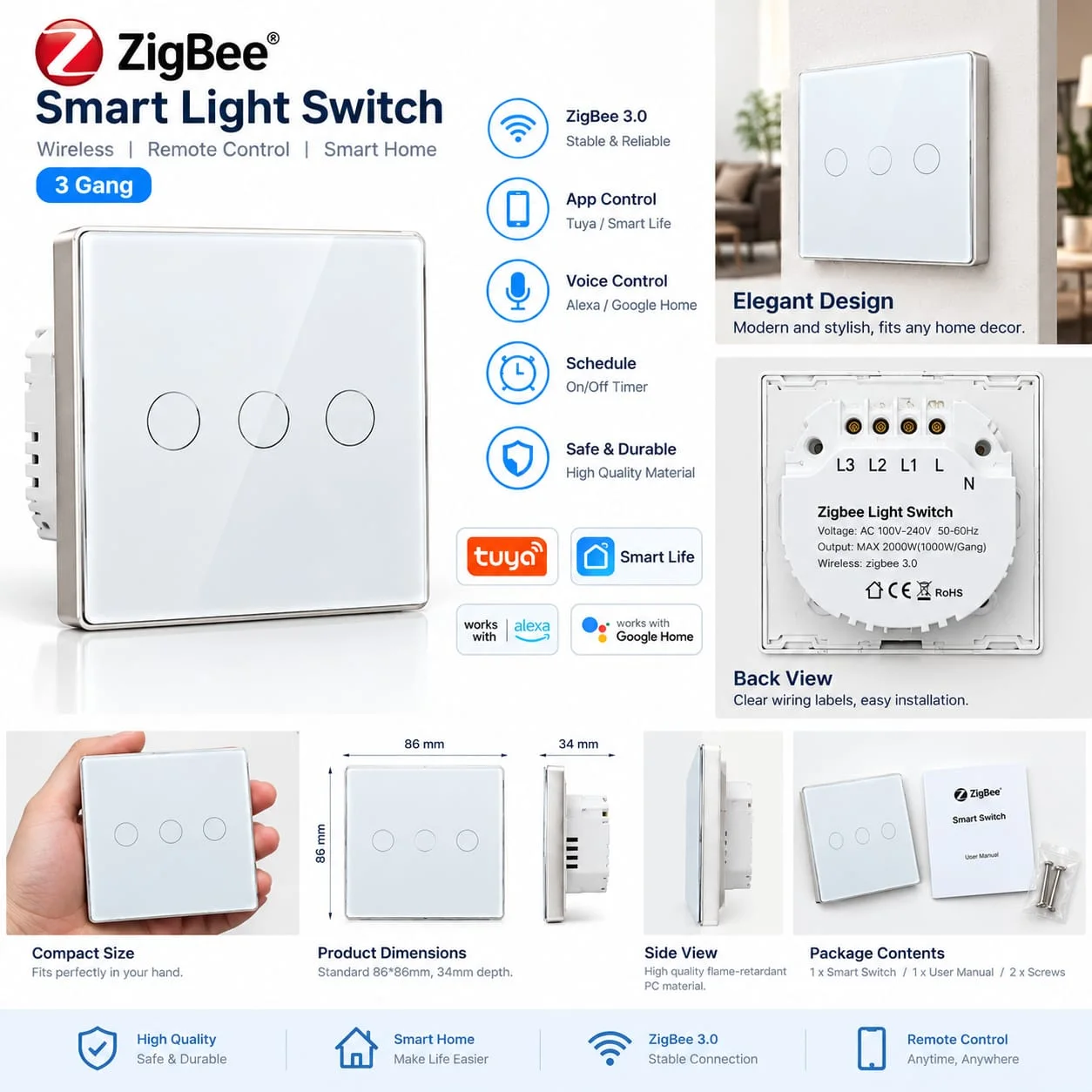SMART SWITCH 3 GANG