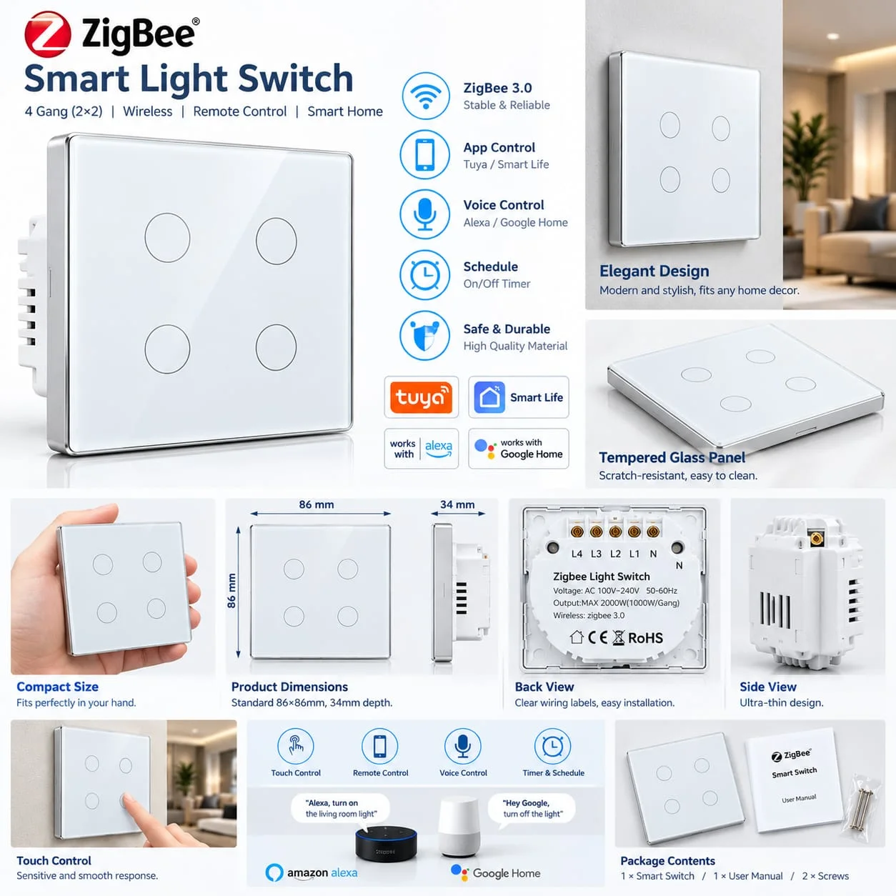 SMART SWITCH 4 GANG